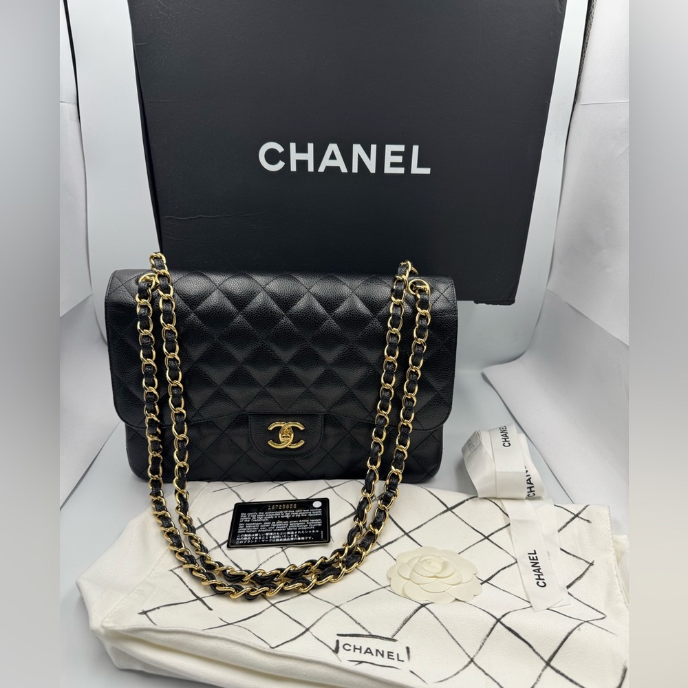 CHANEL "NEW" Classic Jumbo Double Flap